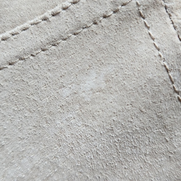 Northcrest cream suade leather womans jacket size small ( 6-8) - Picture 7 of 8